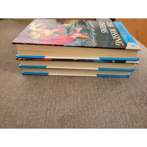 Lot of 3 Hardy Boys flashlight edition books # 2 3 4 Cliff Old Mill Chums Vtg - Picture 5 of 11